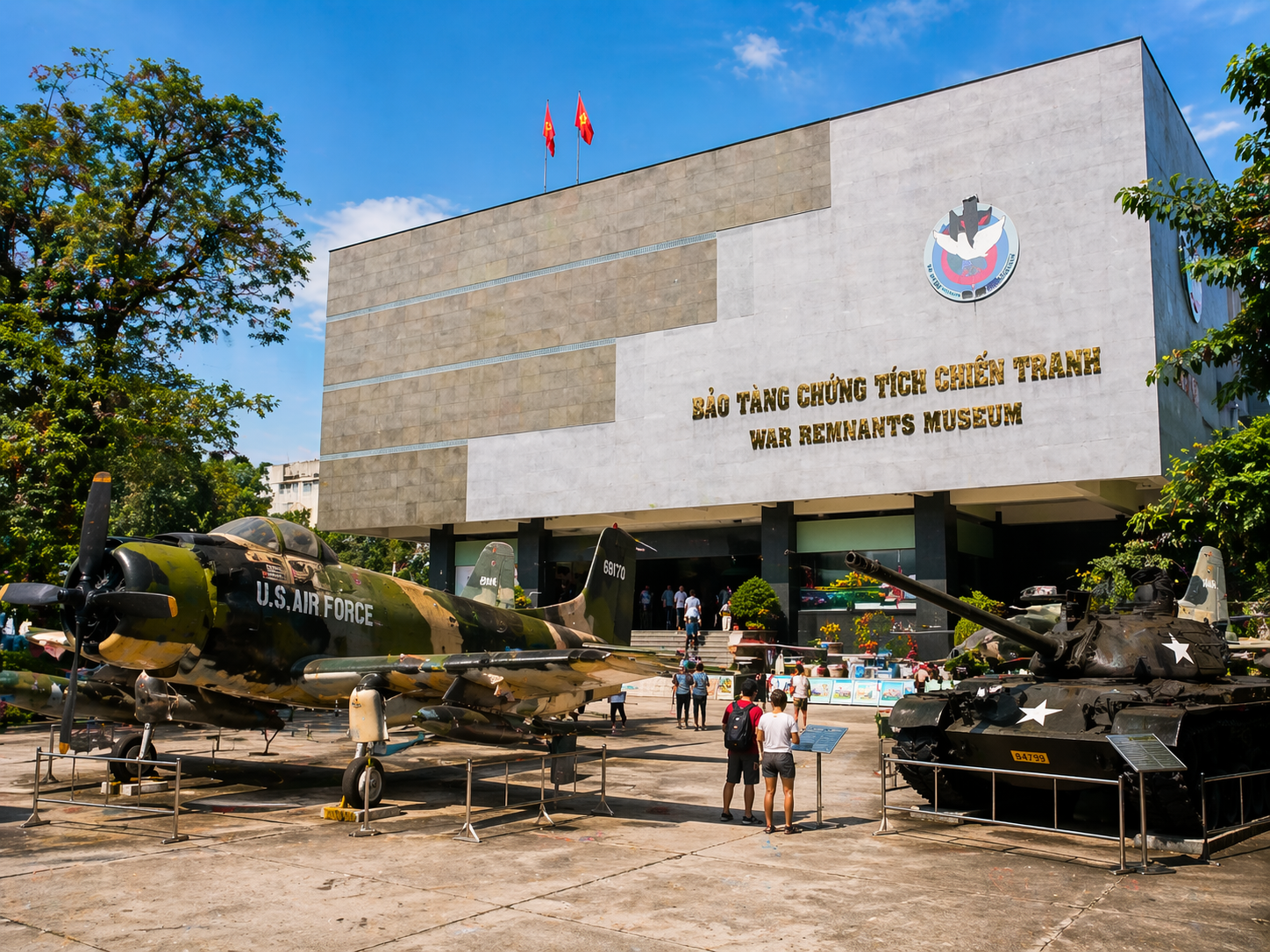War Remnants Museum stop on Ho Chi Minh City tour